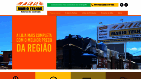 What Mariotelhas.com.br website looked like in 2020 (3 years ago)
