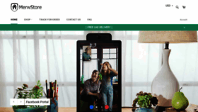 What Merwstore.com website looked like in 2020 (3 years ago)