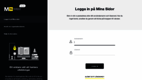 What Minasidor.myh.se website looked like in 2020 (3 years ago)