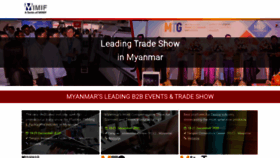 What Myanmar-expo.com website looked like in 2020 (3 years ago)
