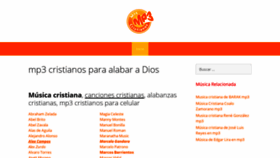 What Mismp3cristianos.com website looked like in 2020 (3 years ago)