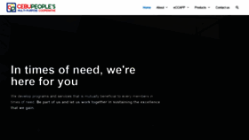 What Mycoop.ph website looked like in 2020 (3 years ago)