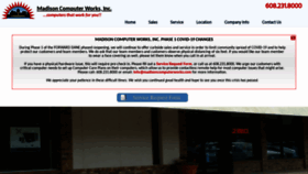 What Madisoncomputerworks.com website looked like in 2020 (5 years ago)
