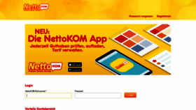What Mein.nettokom.de website looked like in 2020 (3 years ago)