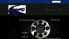 What Mywheeladapters.com website looked like in 2020 (3 years ago)