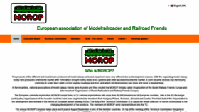 What Morop.org website looked like in 2020 (3 years ago)