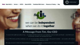 What Mycil.org website looked like in 2020 (3 years ago)