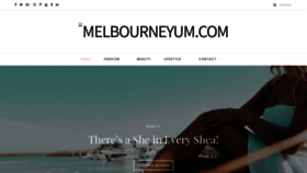 What Melbourneyum.com website looked like in 2020 (3 years ago)