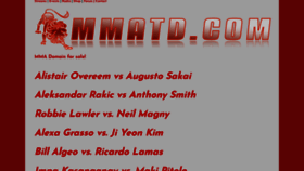 What Mmatd.com website looked like in 2020 (3 years ago)