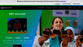 What Microbit.org website looked like in 2020 (3 years ago)