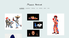 What Marieassenat.com website looked like in 2020 (3 years ago)