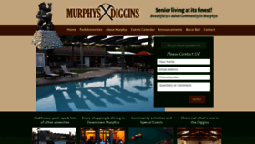 What Murphysdiggins.com website looked like in 2020 (3 years ago)