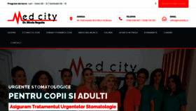 What Medcity.ro website looked like in 2020 (3 years ago)