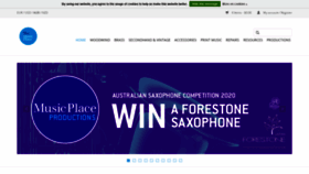 What Musicplace.com.au website looked like in 2020 (3 years ago)