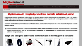 What Migliorissimo.it website looked like in 2020 (3 years ago)