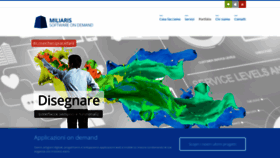 What Miliaris.it website looked like in 2020 (3 years ago)