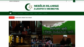 What Medzlisizsrebrenik.com website looked like in 2020 (3 years ago)