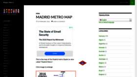 What Mapametro.com website looked like in 2020 (3 years ago)