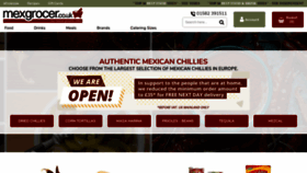 What Mexgrocer.co.uk website looked like in 2020 (3 years ago)