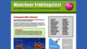 What Muenchnerfruehlingsfest.de website looked like in 2020 (3 years ago)