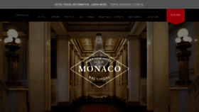 What Monaco-baltimore.com website looked like in 2020 (3 years ago)
