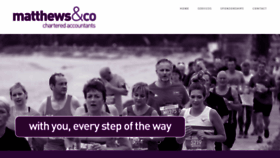 What Matthewsandco.co.uk website looked like in 2020 (3 years ago)