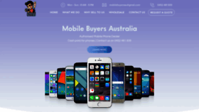 What Mobilebuyers.com.au website looked like in 2020 (3 years ago)