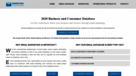 What Marketingstrategiesltd.com website looked like in 2020 (3 years ago)