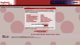 What Magportal.com website looked like in 2020 (3 years ago)