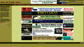 What Milweb.net website looked like in 2020 (3 years ago)