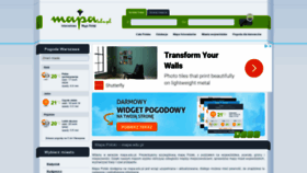 What Mapa.edu.pl website looked like in 2020 (3 years ago)