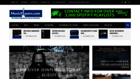 What Musicplayers.com website looked like in 2020 (3 years ago)