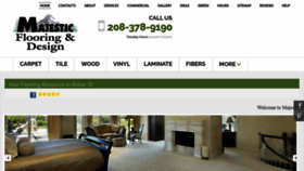 What Majestic-flooring.com website looked like in 2020 (3 years ago)