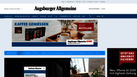 What M.augsburger-allgemeine.de website looked like in 2020 (3 years ago)