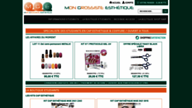 What Mon-grossiste-esthetique.com website looked like in 2020 (3 years ago)