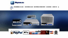 What Maynuo.eu website looked like in 2020 (3 years ago)
