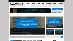 What Mactip.net website looked like in 2020 (3 years ago)