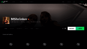 What Mshrinker.deviantart.com website looked like in 2020 (3 years ago)