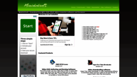 What Minidvdsoft.com website looked like in 2020 (3 years ago)