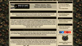 What Military-quotes.com website looked like in 2020 (3 years ago)