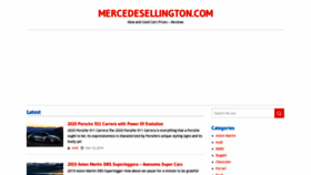 What Mercedesellington.com website looked like in 2020 (3 years ago)