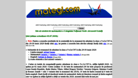 What Mategl.com website looked like in 2020 (3 years ago)