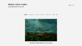 What Modernartistsgallery.com website looked like in 2020 (3 years ago)