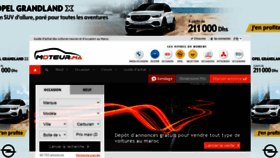 What Moteur.ma website looked like in 2020 (3 years ago)