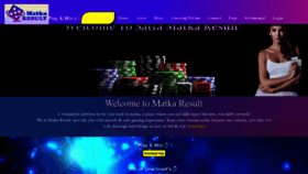 What Matkaresult.co website looked like in 2020 (3 years ago)