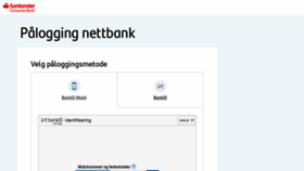 What Minnettbank.santanderconsumer.no website looked like in 2020 (3 years ago)