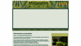 What Mccormickhouse.co.nz website looked like in 2020 (3 years ago)