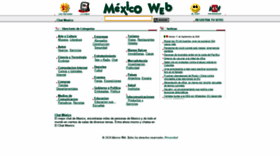 What Mexicoweb.com.mx website looked like in 2020 (3 years ago)
