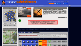 What Meteo-saintetienne.com website looked like in 2020 (3 years ago)