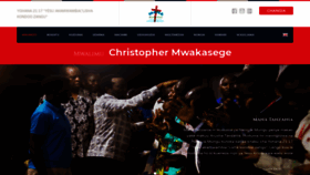 What Mwakasege.org website looked like in 2020 (3 years ago)